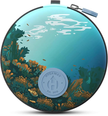 HYDAWAY Travel Case for Collapsible Bottles, Bowls & Cups - Protective Storage with Carabiner Clip - Durable, Water-Resistant, TSA-Friendly