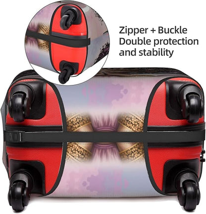 Suitcase Cover - luggage cover Protect Your Luggage with Style and Ease Small African American Black Girl