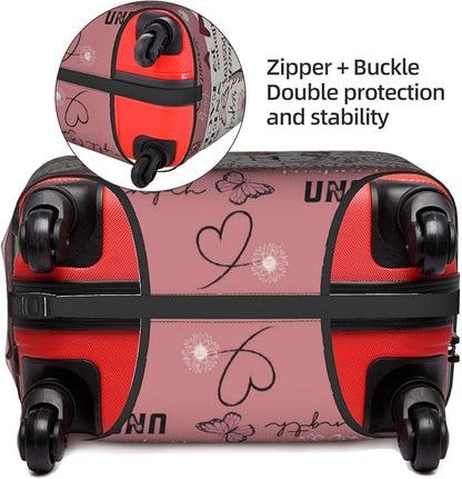 Travel Suitcase Protector African American Girl Elastic Protective Washable Luggage Cover With Concealed Zipper Suitable For 18-32 Inch(XL (for 29-32 inch luggage))