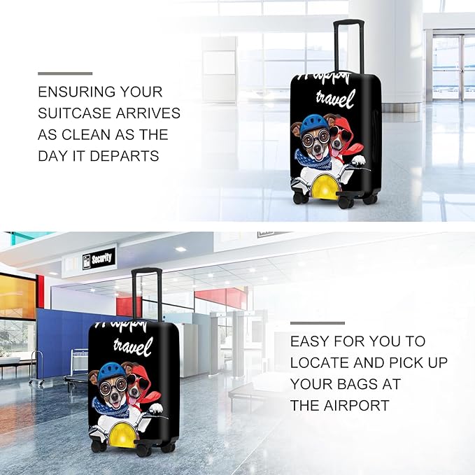 Luggage Cover, Washable Suitcase Cover, Suitcase Protector Anti-scratch Bag cover