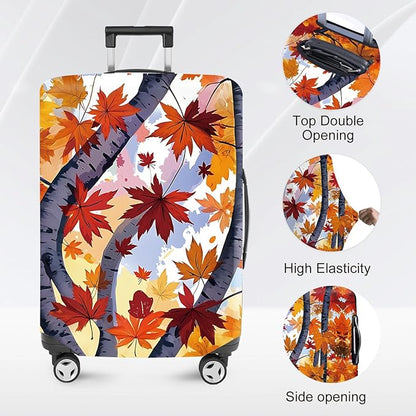 ANNA QUEEN Travel Luggage Cover Suitcase Protector Suitcase Cover Anti-Scratch,Stretchable Bag Cover Washable Durable Polyester