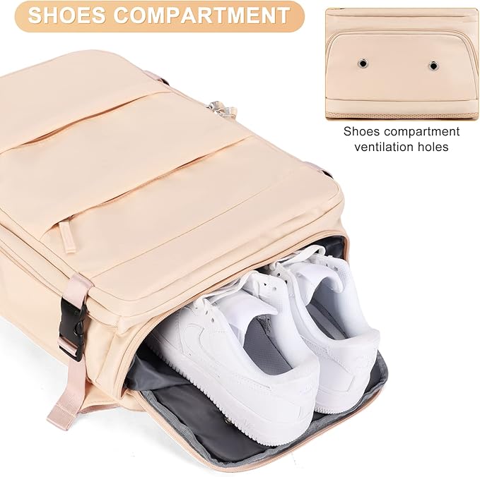 Carry On Backpack Flight Approved Personal Item Travel Backpack For Women Airline Approved Waterproof Sports Luggage Backpack Casual Daypack Small Hiking Backpack