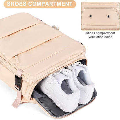 Large Carry On Backpack Flight Approved Personal Item Travel Backpack For Women Airline Approved Waterproof Sports Luggage Backpack Casual Daypack Small Hiking Backpack