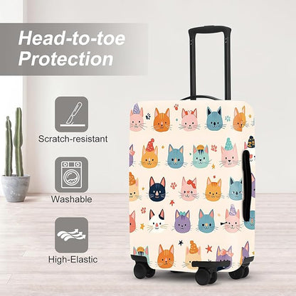Luggage Cover, Washable Suitcase Cover, Suitcase Protector Anti-scratch Bag cover