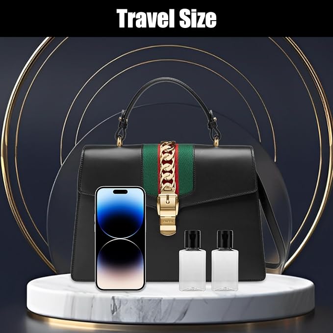 QTLCOHD 120 Pack 1 Oz Plastic Refillable Bottles with Flip Cap, Clear Empty Hand Sanitizer Bottles, Portable Reusable Containers with Lids for Shampoo,Body Soap,Toner and Lotion