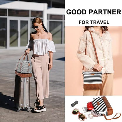 IBFUN Weekender Bags for Women, 21" Weekender Travel Bag, Travel Duffle Bag with Shoe Compartment Carry on Overnight Duffel Bag for Weekend Travel Business Trip, 3PCS