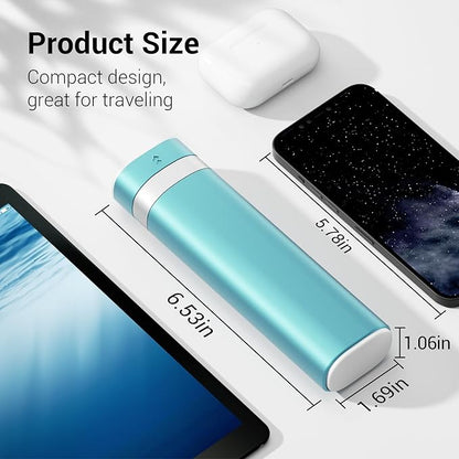 Betife Travel Pill Organizer Weekly 7 Day, Compact Daily Pill Box, Portable Medicine Case, Cute Pill Holder for Vitamins Supplements, Drawer-Shaped Pills Organizer (Green)