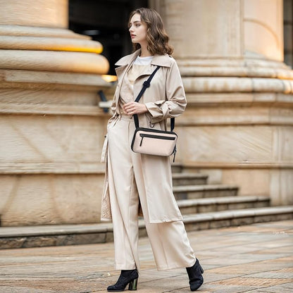 Electronics Organizer Tech Travel Pouch – Waterproof Nylon Diamond Quilted & 900D Travel Case Cable Bag for Cords Chargers