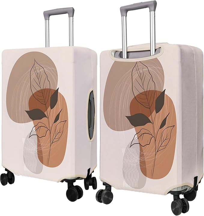 Travel Luggage Cover Suitcase Protector Fits 18-32 Inch Wheel Covers PatternedTravel Related Items Flower Luggage Protector Elastic S