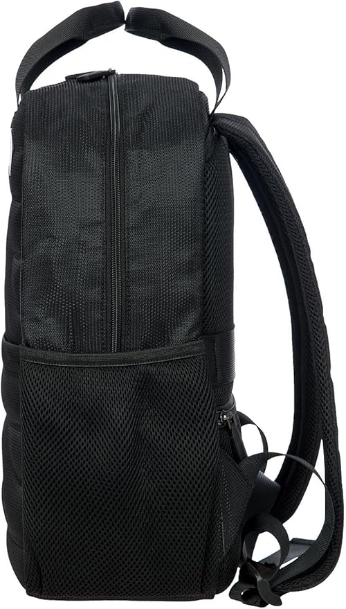 Bric's B|Y Ulisse Backpack, Lightweight Travel Daypack with Smart Sleeve and Multiple Organizational Pockets - Black