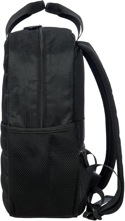 Bric's B|Y Ulisse Backpack, Lightweight Travel Daypack with Smart Sleeve and Multiple Organizational Pockets - Black