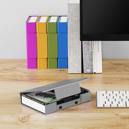 ORICO 5-Pack Hard Drive Carrying Case Protective Box for 3.5/2.5 Inch SSD HDD Portable with Anti-Static,Shockproof and Dust Proof Travel Storage Bag-PHP25-5S