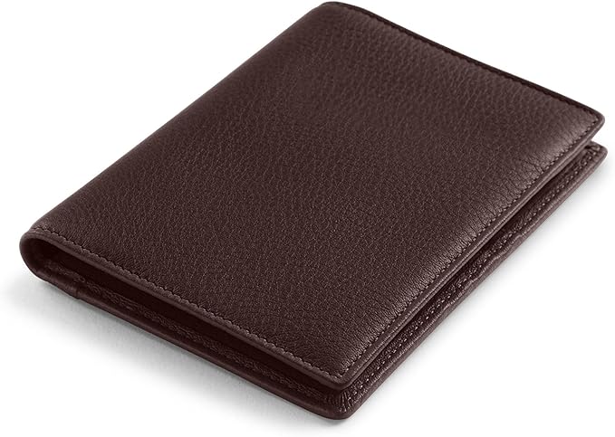 Leatherology Deluxe Passport Cover – Leather Travel Wallet with Card Slots, Pockets & Cash Storage