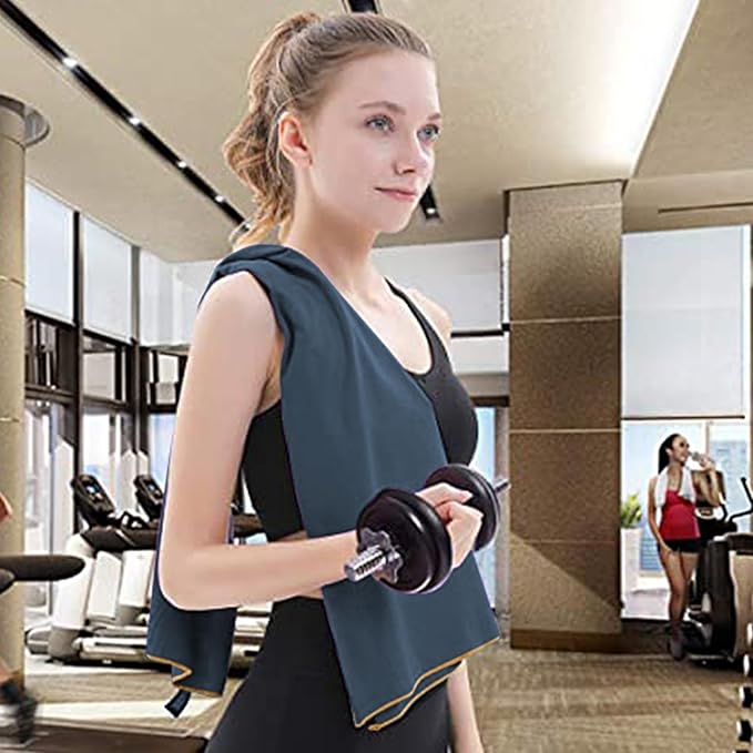 BOGI Microfiber Travel Sports Towel-Quick Dry Towel, Soft Lightweight Microfiber Camping Towel Absorbent Compact Travel Towel for Camping Gym Yoga Swimming Backpacking (XL:72''x32''+16''x16''-Hpink)