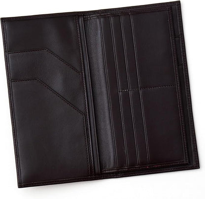 Passport Holder Travel Wallet for Men & Women, RFID Handcrafted Full Grain Leather Cover, 12 Card Slots & 4 Compartments, Gift Box & Pouch, Brown