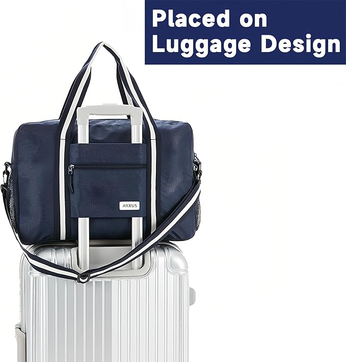 Arxus Travel Lightweight Water-resistant Foldable Storage Carry Luggage Duffle Tote Bag