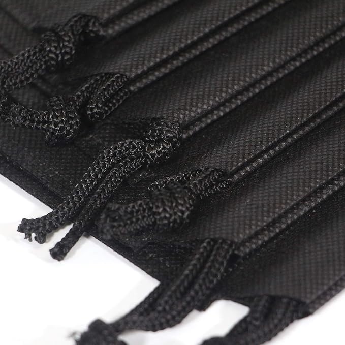 Set of 10 Jumbo Shoe Bags for Travel Non-Woven with Rope for Men and Women Large Shoes Pouch Storage Packing Organizers