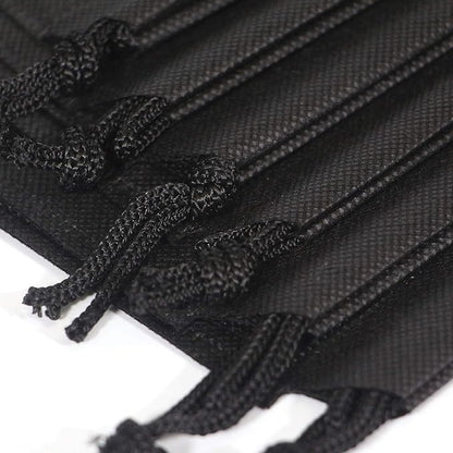 Set of 10 Jumbo Shoe Bags for Travel Non-Woven with Rope for Men and Women Large Shoes Pouch Storage Packing Organizers