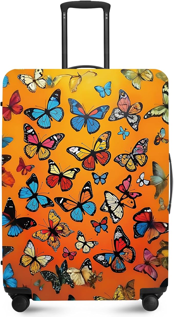 ANNA QUEEN Travel Luggage Cover Suitcase Protector Suitcase Cover Anti-Scratch,Stretchable Bag Cover Washable Durable Polyester