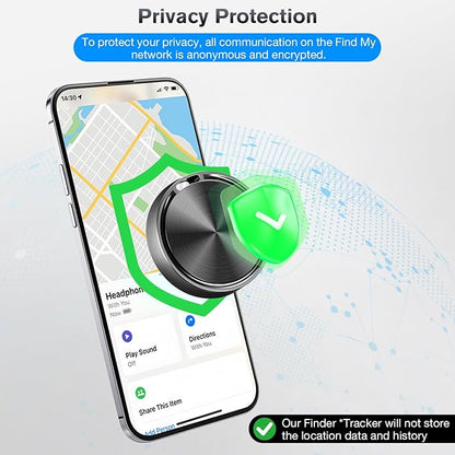 iOS and Andriod Airtag,Andriod Tracker Tags,Air Tag for Andriod,Support Dual System,Works with Google Find Hub and Apple Findmy, Locator & Tracker for Luggage, Key, Wallet, Backpack and More