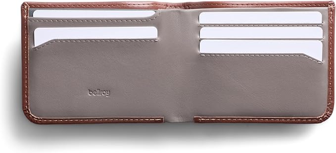 Bellroy Hide & Seek Wallet (Slim Leather Bifold Design, RFID Protected, Holds 5-12 Cards, Coin Pouch, Flat Note Section, Hidden Pocket)