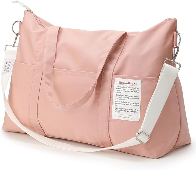 VanFn Duffle Bags, Women Sports Gym Bag, Travel Totes Duffel Bag, Outdoor Weekend Bag, Crossbody Bag, Lightweight Luggage Duffle Backpack, Shoulder Handbag For Men, Scandihome Series