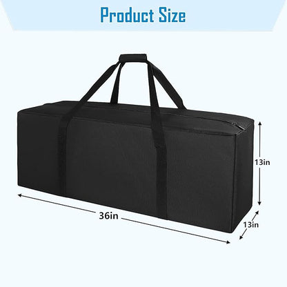 36" Sports Duffle Bag - 100L Extra Large Travel Duffel Luggage Bag with Upgrade 2-way Lockable Zippers, Durable & Water Resistant (36inch)