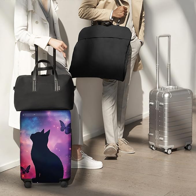 ANNA QUEEN Travel Luggage Cover Suitcase Protector Suitcase Cover Anti-Scratch,Stretchable Bag Cover Washable Durable Polyester