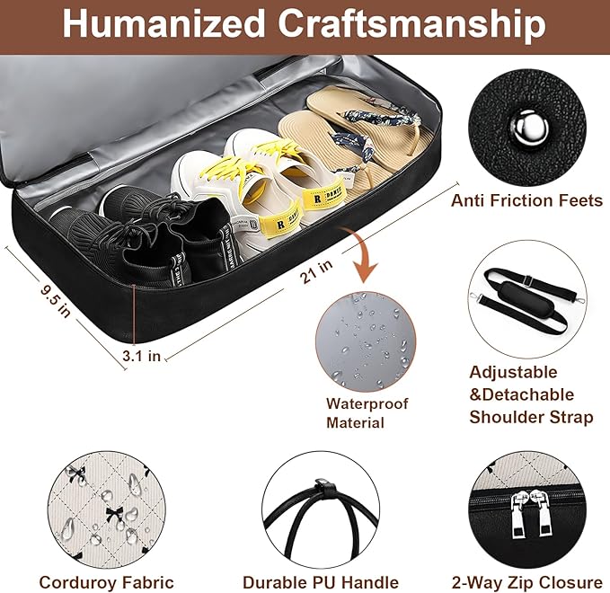 IBFUN Weekender Bags for Women, 21" Weekender Travel Bag, Travel Duffle Bag with Shoe Compartment Carry on Overnight Duffel Bag for Weekend Travel Business Trip, 3PCS