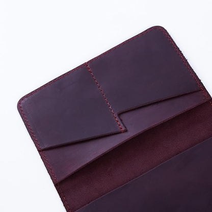 INCARNE Leather Passport Holder for Travel - Passport Case - Passport Wallet for Men - Passport Cover for Women Sleeve Protector - Travel Essentials Vacation Luggage Travel Gifts - Vintage Burgundy