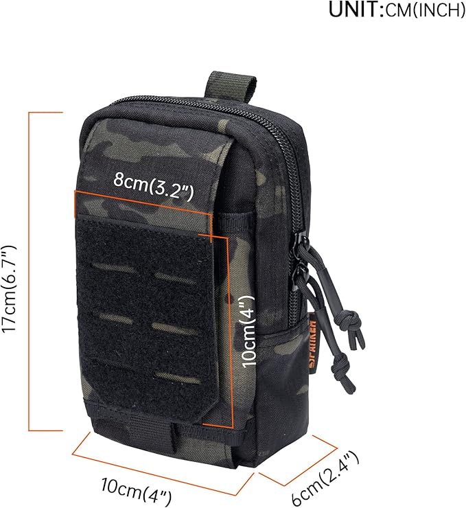EXCELLENT ELITE SPANKER Tactical EDC Pouch Molle Utility Pouches Phone Holster Pouch Waist Bag Tool Pouch for Molle Accesssories
