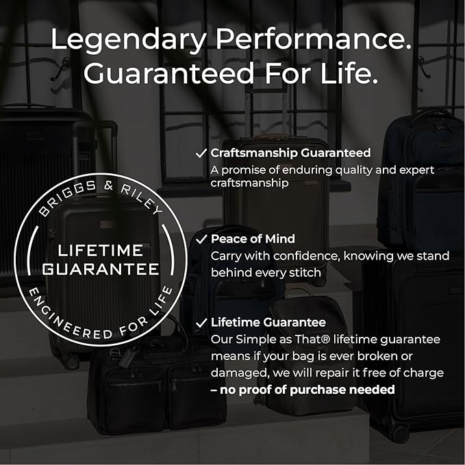 Briggs & Riley Toiletry Kit - Travel Bags for Women & Men, Organizer for Vacation, Dopp Kit for Bathroom Accessories, Makeup, & Skincare