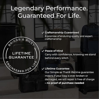 Briggs & Riley Toiletry Kit - Travel Bags for Women & Men, Organizer for Vacation, Dopp Kit for Bathroom Accessories, Makeup, & Skincare