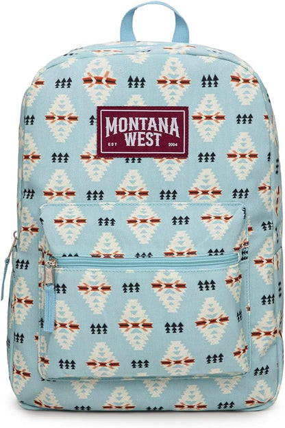Montana West Backpack for Women Men 2 PCS Lightweight College Bookbags Casual Daypack Backpacks for Commute & Travel