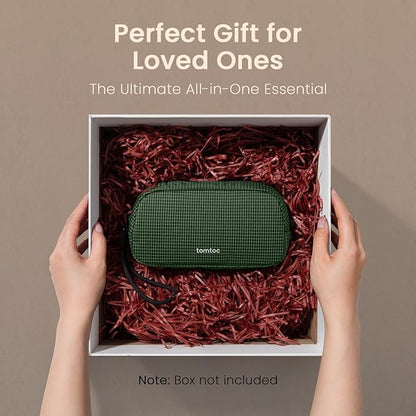 tomtoc Electronics Organizer Travel Case Performance, Water Resistant Bag Cable Tech Pouch Accessories, Carry Storage for Cord, Phone, Cables, Airpods, USB Flash Drive, Daily Items