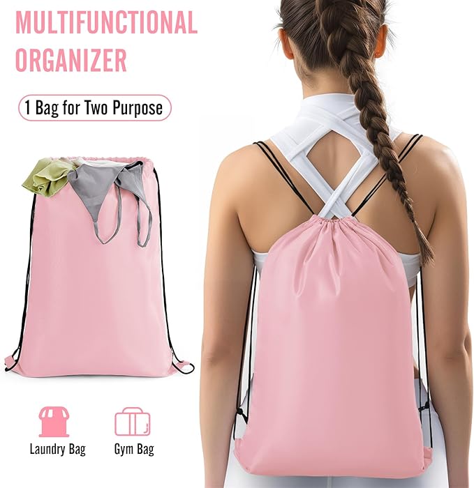 Veken 8 Set Packing Cubes for Travel Essentials, Pink Suitcase Organizer Bags in 4 Sizes, Carry-On Luggage Accessories with Large Laundry & Hanging Toiletry Bag, Must-Have for Airplane, Road Trip