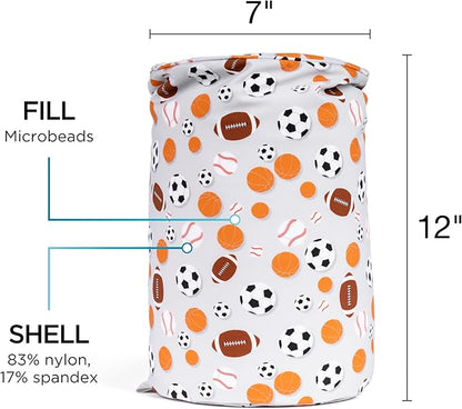 Brookstone Squishy FOM Cushion Pillow - The Original Stretchy, Comfy, Colorful Pillow for Neck, Lumbar Support, and Bed - for Sleeping, Car, Travel - Small Pillow, Sports, 12 x 7 Inches