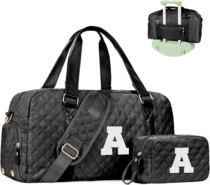 Duffle Bag Girls, Weekender Bags for Women, Personalized Gym bag for Girls, Monogram Duffel bags, Birthday Gift for Kids, Teens, Women, Mom, Teacher