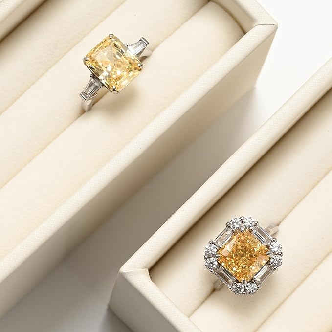 Leather Travel Jewelry Box, Portable Pocket Size Ring Box for Women, Mini Jewelry Travel Case Small Ring Holder Organizer with 12 Slots for purse(Beige)