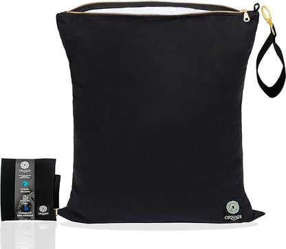 Ornadi X Large Waterproof Antimicrobial Wet Dry Bag Inhibits Bacteria & Odor from Sweaty Gym Clothes, Dirty Laundry, Swimsuits & Towels for Odor Proof Travel Made in USA 17 X 23.5 inch