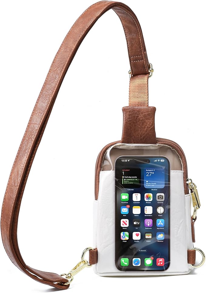 INICAT Sling Bag for Women Touchscreen Small Crossbody Cell Phone Purse Fanny Pack