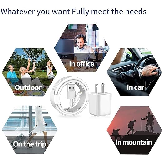 Apple iPhone Charger,[Apple MFi Certified]iPhone Charger 2Pack 3FT Lightning Cable Apple Charging Cord USB Wall Charger Travel Plug Adapter for iPhone 14/13/12 Mini/11 Pro Max/10/XS/XR/X/8/SE2022,iPad