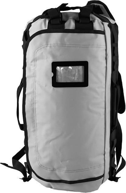 Element Equipment Trailhead Duffel Bag Shoulder Straps Waterproof Light Grey/Blue Large