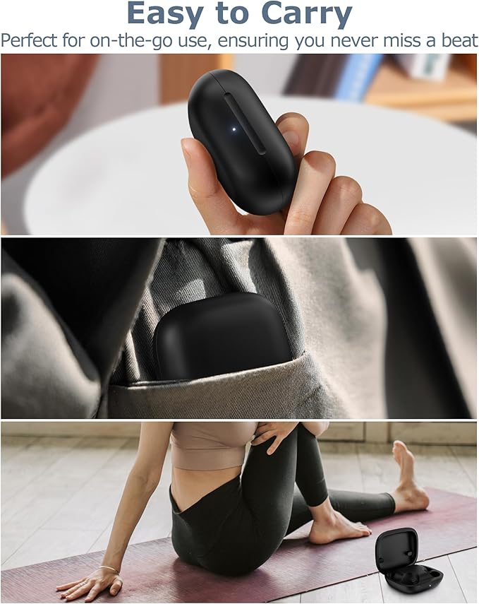 Charging Case Replacement Compatible with Powerbeats Pro 2-600mAh Battery Portable Wireless Charger Case with Bluetooth Pairing