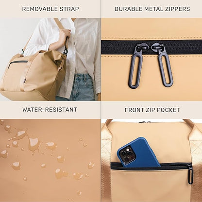 Jadyn Lola Travel Bag, Weekender/Overnight Duffel, Gym Tote Bag for Women, Men