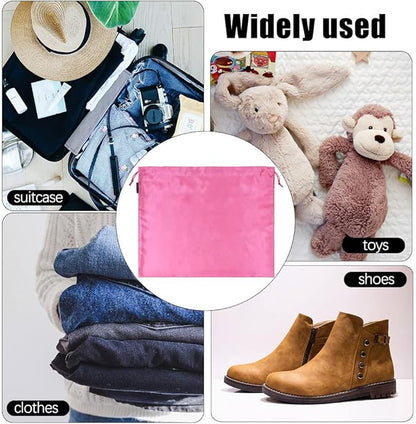 GONGKANGYUAN 6 Pack Dust Bags for Handbags – Silk Drawstring Storage Pouch, Dustproof Travel Organizer for Purses, Shoes & Boots