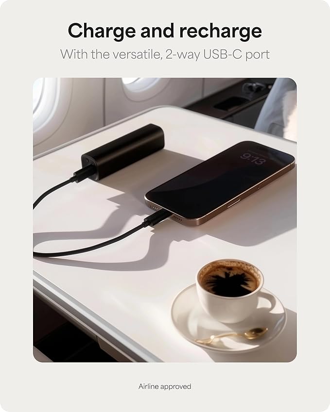 Mophie Powerstation Fast 5,000mAh Power Bank | Fast and Portable | 20W, Single-Device