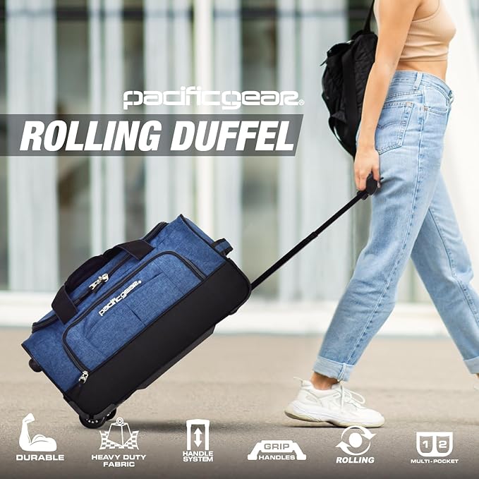 Pacific Gear Duffel Bag with Rolling Wheels