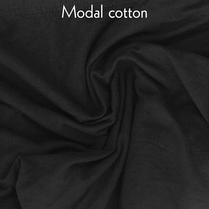 LUEXBOX Pocket Underwear for Men with A Secret Hidden Pocket, Travel Boxer Briefs, 4 Packs (Black)