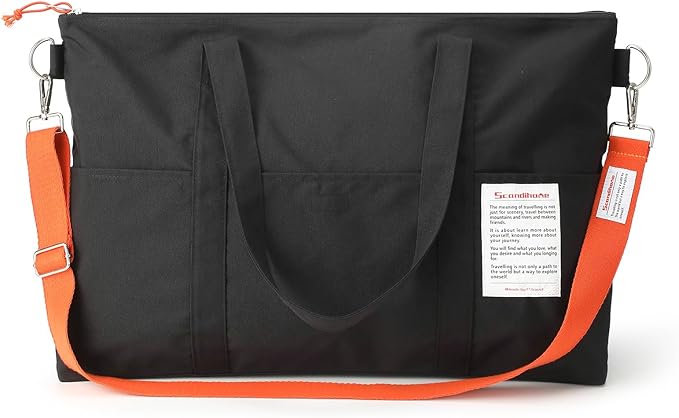 VanFn Duffle Bags, Women Sports Gym Bag, Travel Totes Duffel Bag, Outdoor Weekend Bag, Crossbody Bag, Lightweight Luggage Duffle Backpack, Shoulder Handbag For Men, Scandihome Series